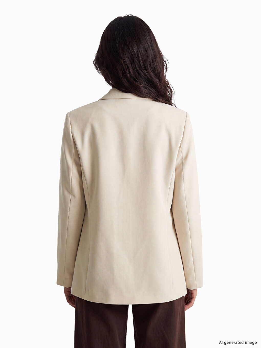 Crepe Women's Blazer Jacket-3