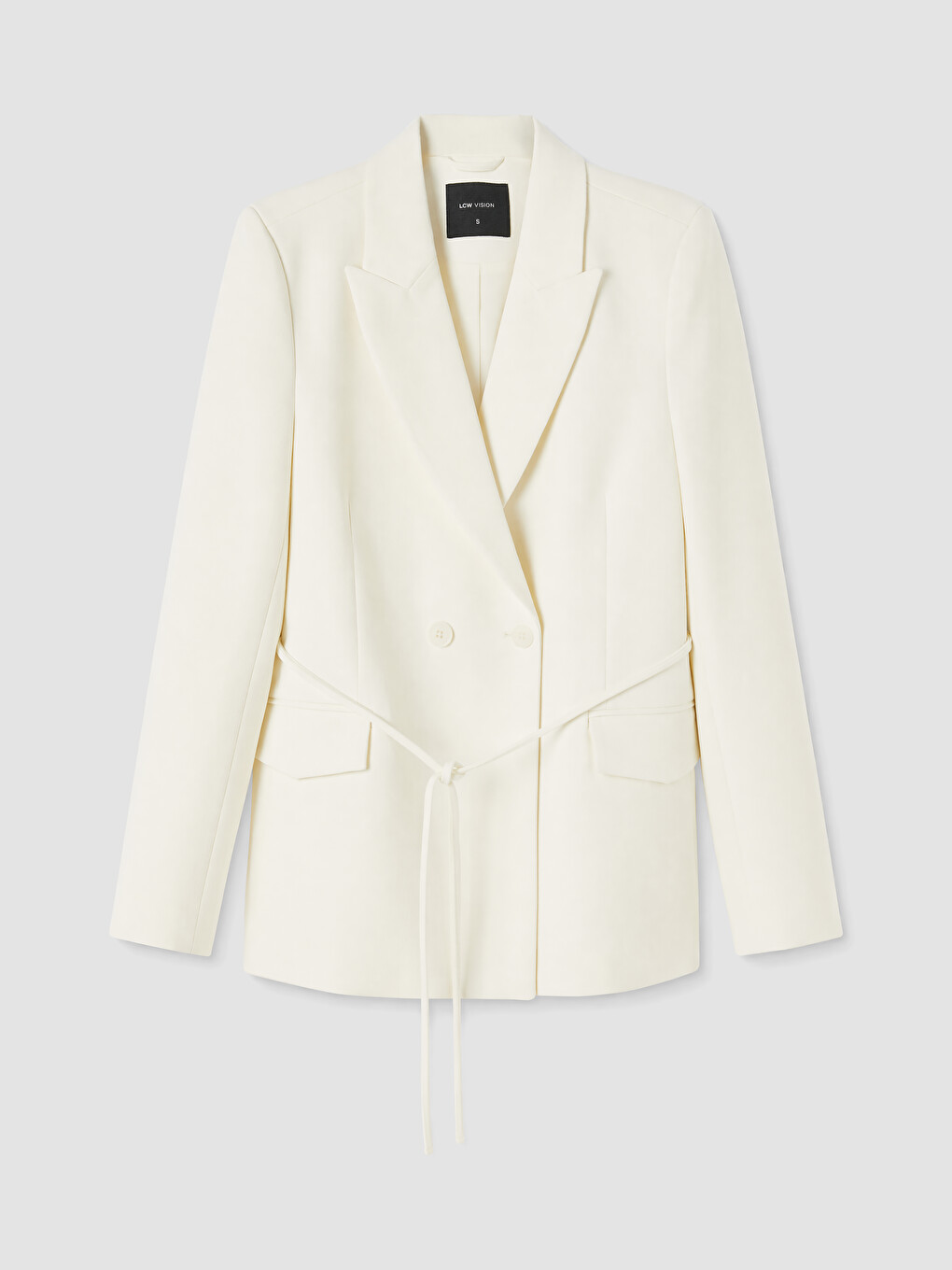 Sashed Women's Blazer Jacket-4