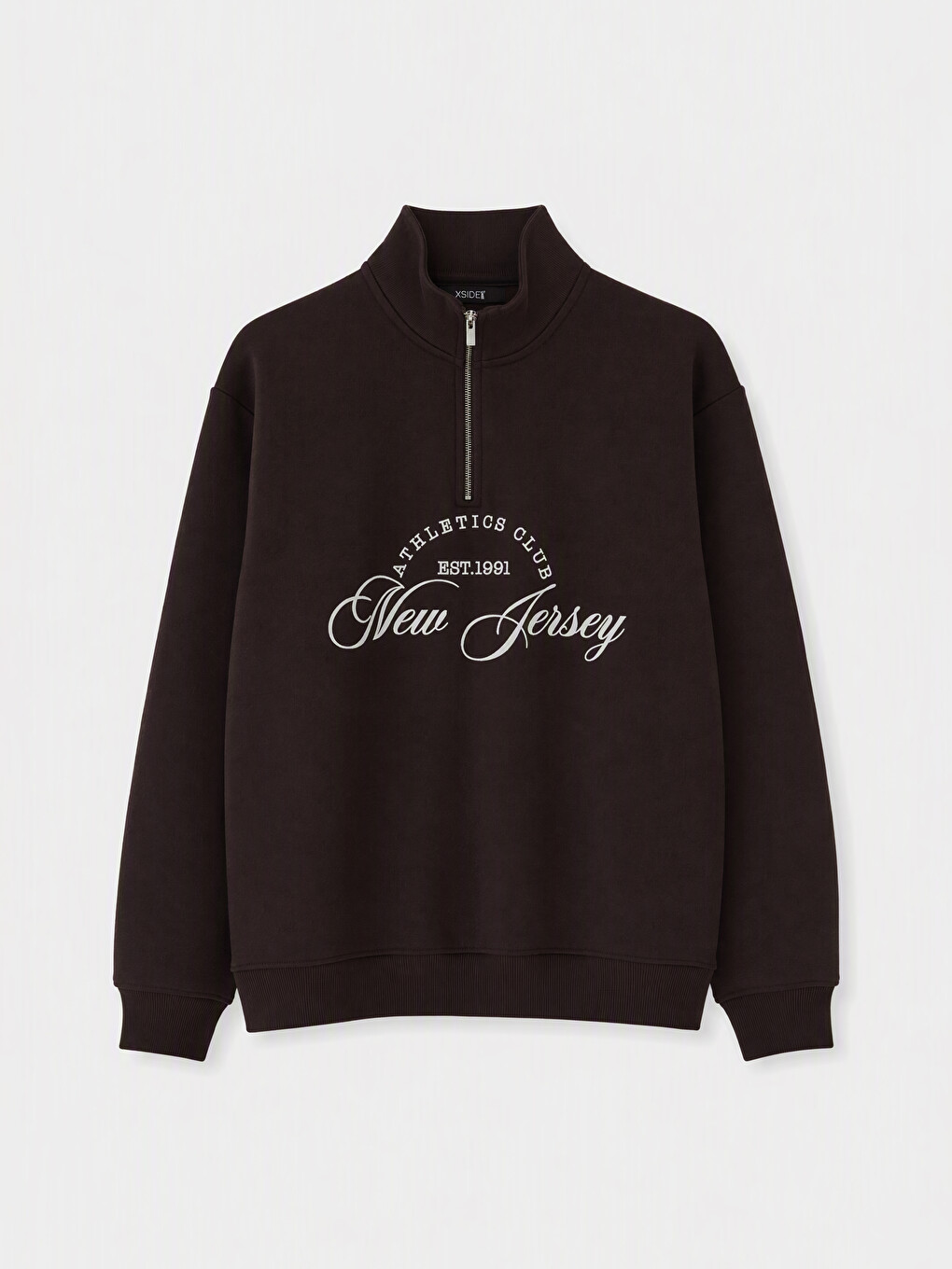Mock Neck Oversize Women's Thick Sweatshirt