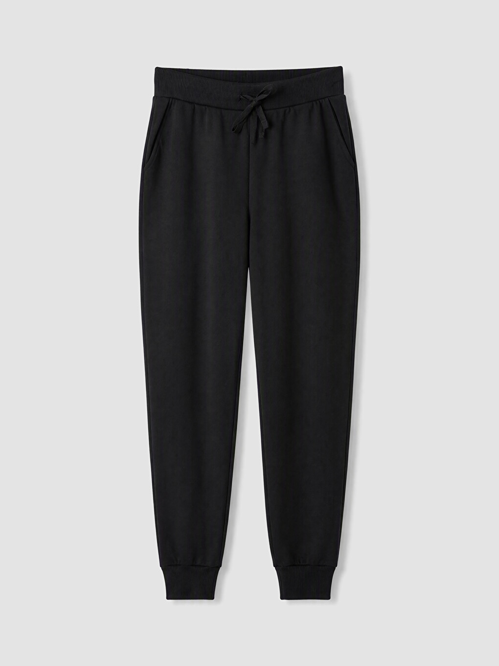 Woman Black Jogger Sweatpants