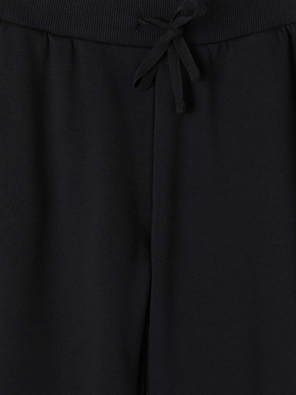 Woman Black Jogger Sweatpants-1