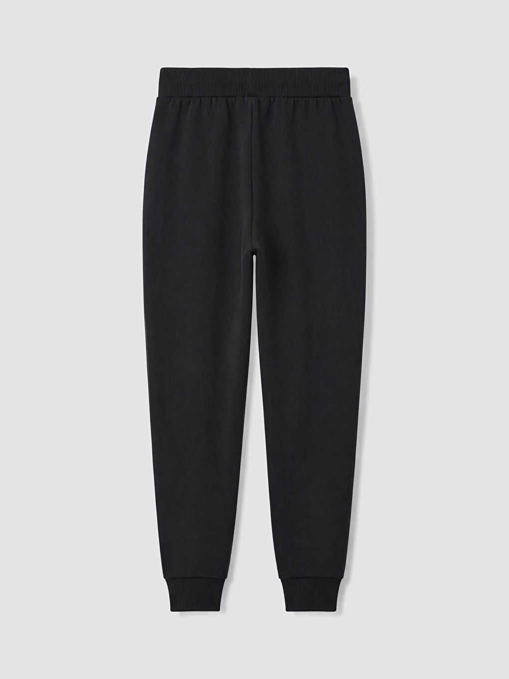 Woman Black Jogger Sweatpants-2