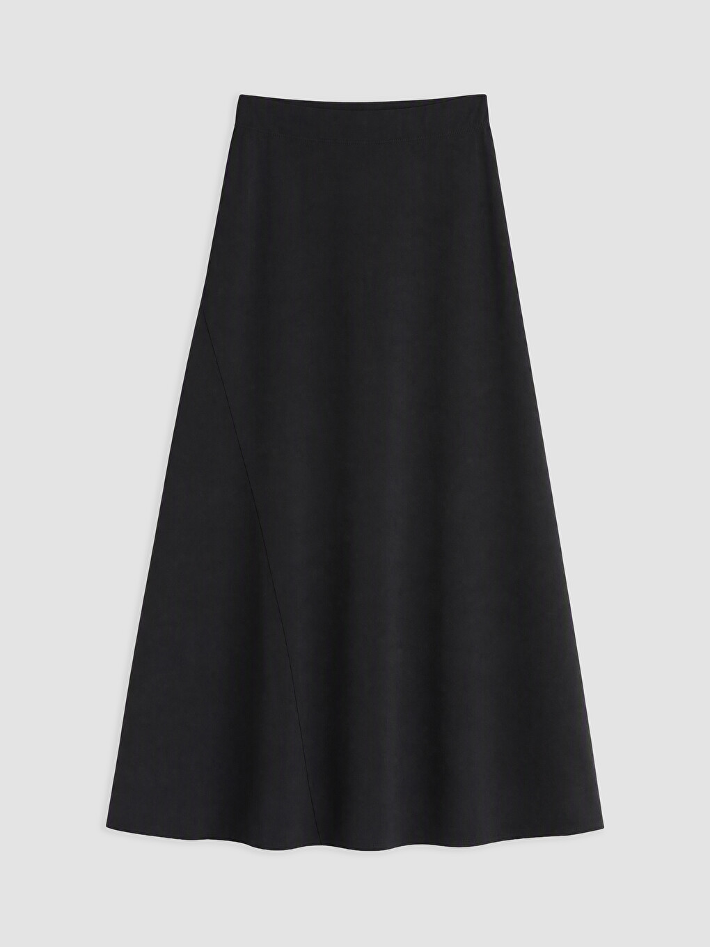 Elastic Waist Flared Skirt-1