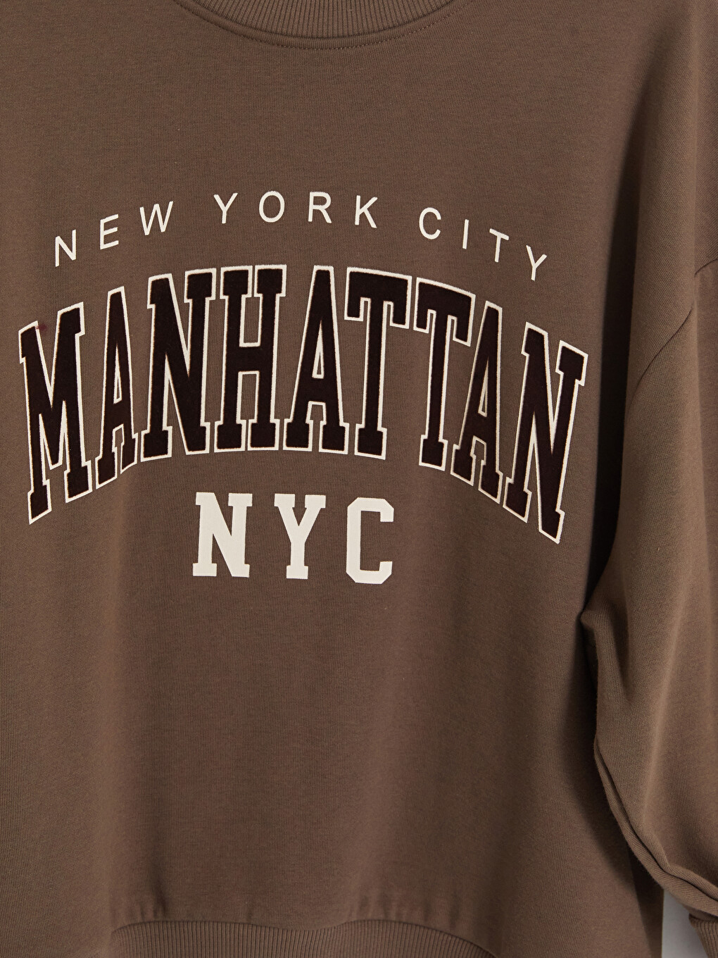 Woman Brown Sweatshirt-1