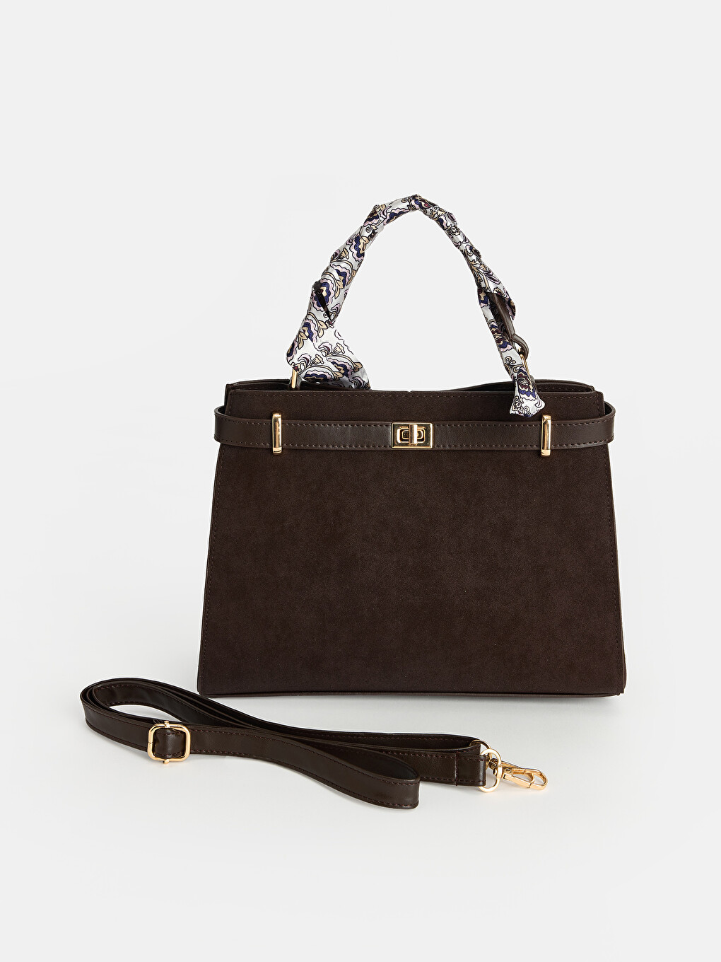 Woman Brown Shoulder Bag-1