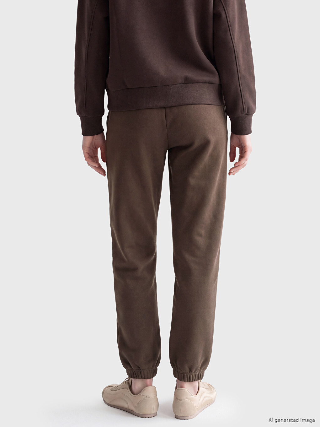 Elastic Waist Women's Jogger Sweatpants-3