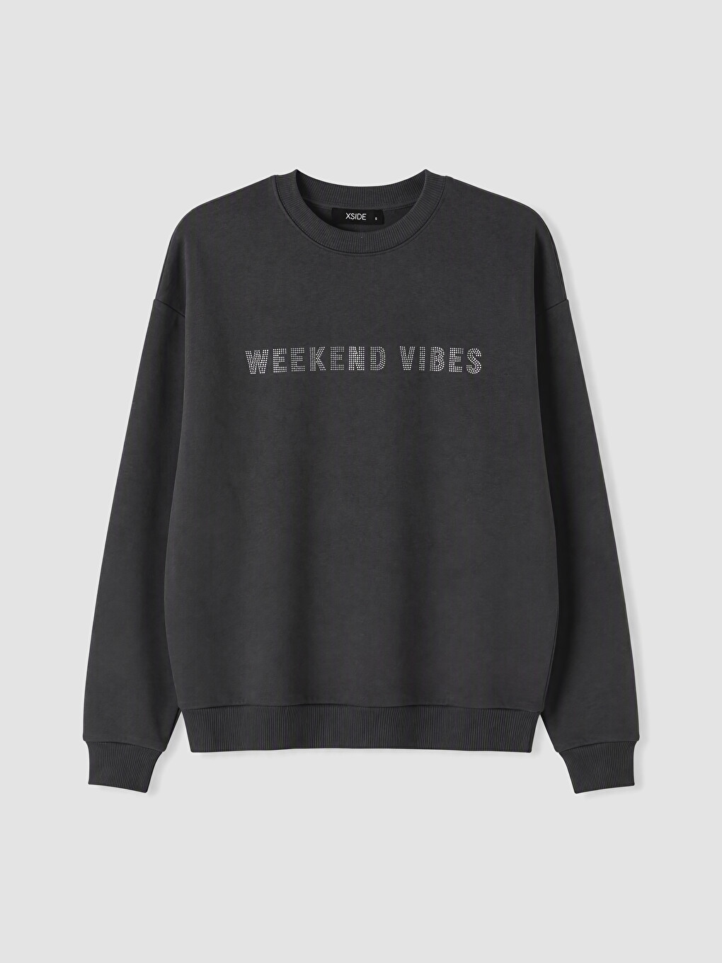 Crew Neck Oversize Women's Sweatshirt-4
