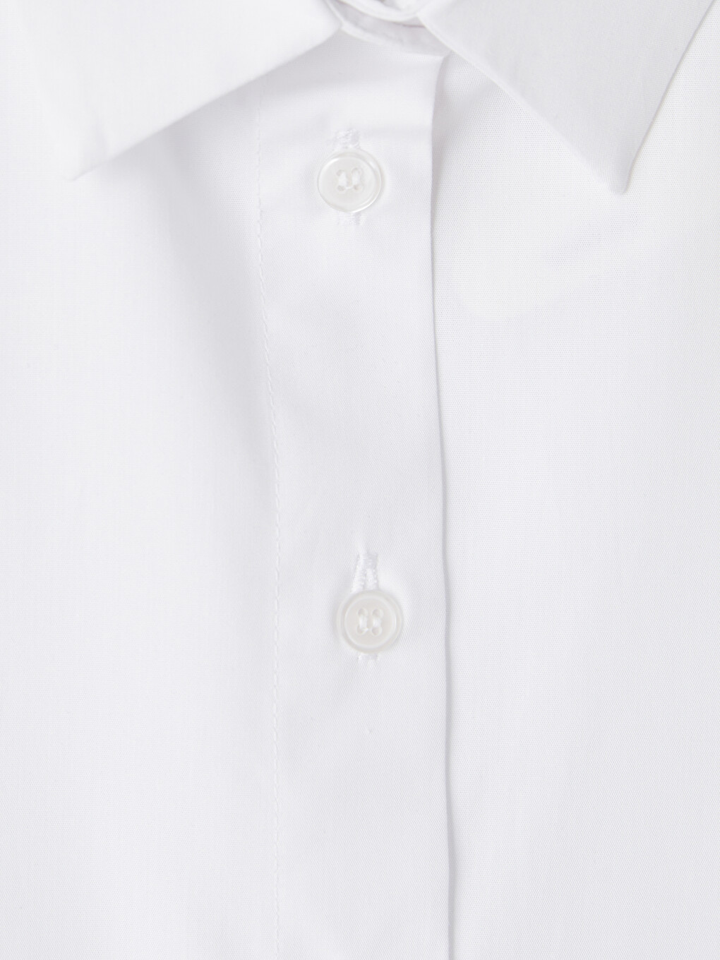 Beyaz Oversize Poplin Kadın Gömlek Tunik-5