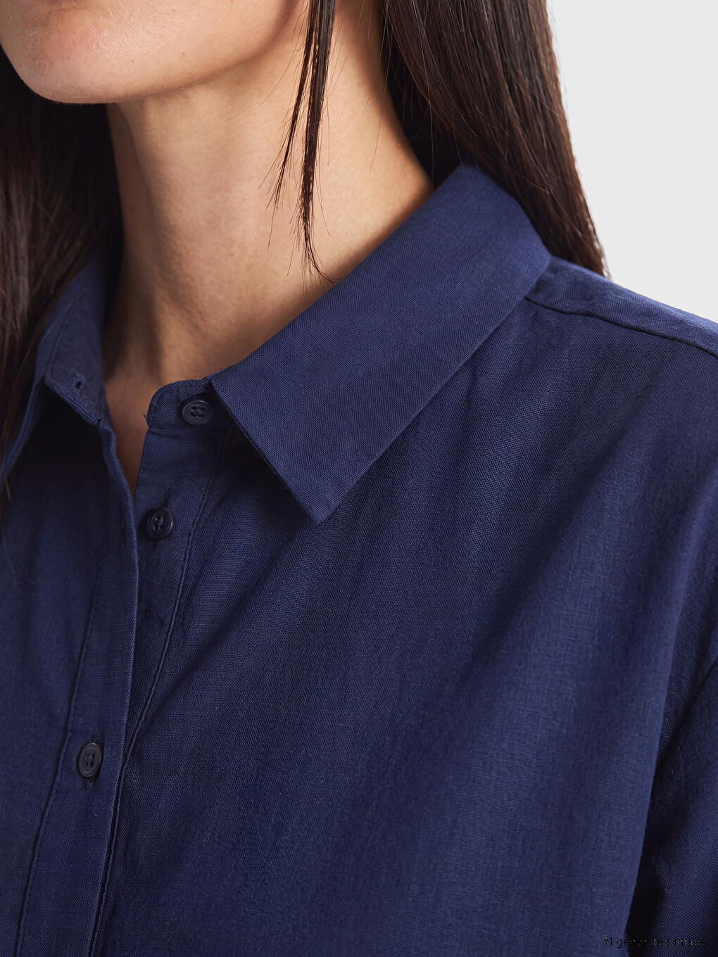Oversize Poplin Women's Shirt Tunic-2