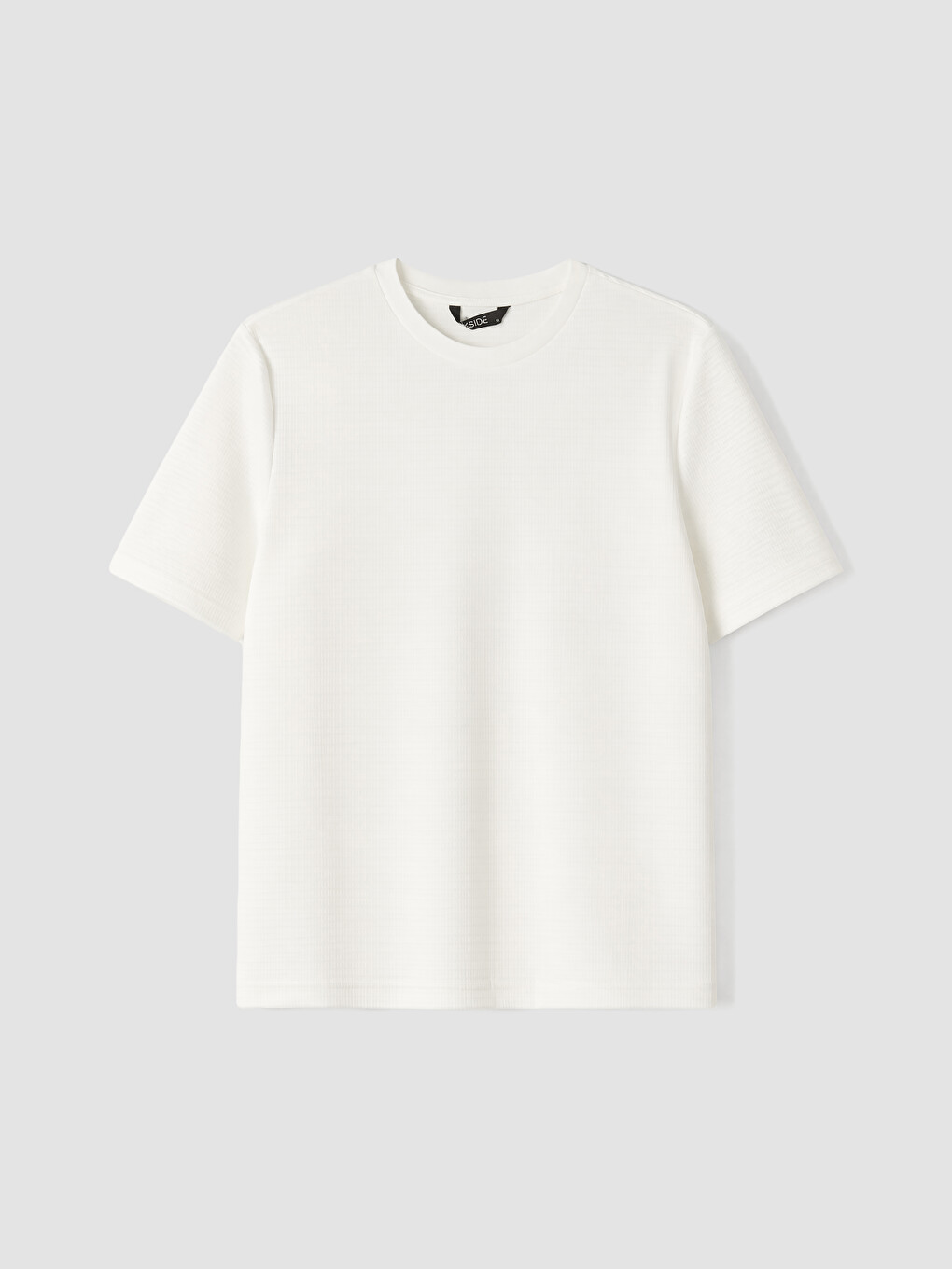 Crew Neck Textured Men's T-shirt-4