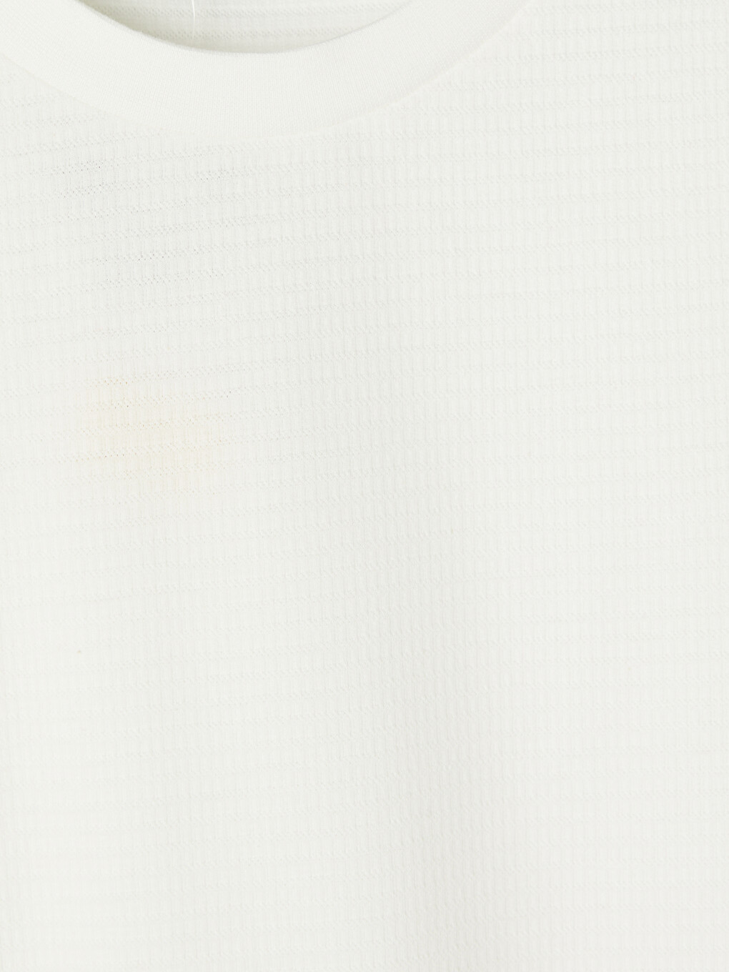 Crew Neck Textured Men's T-shirt-5