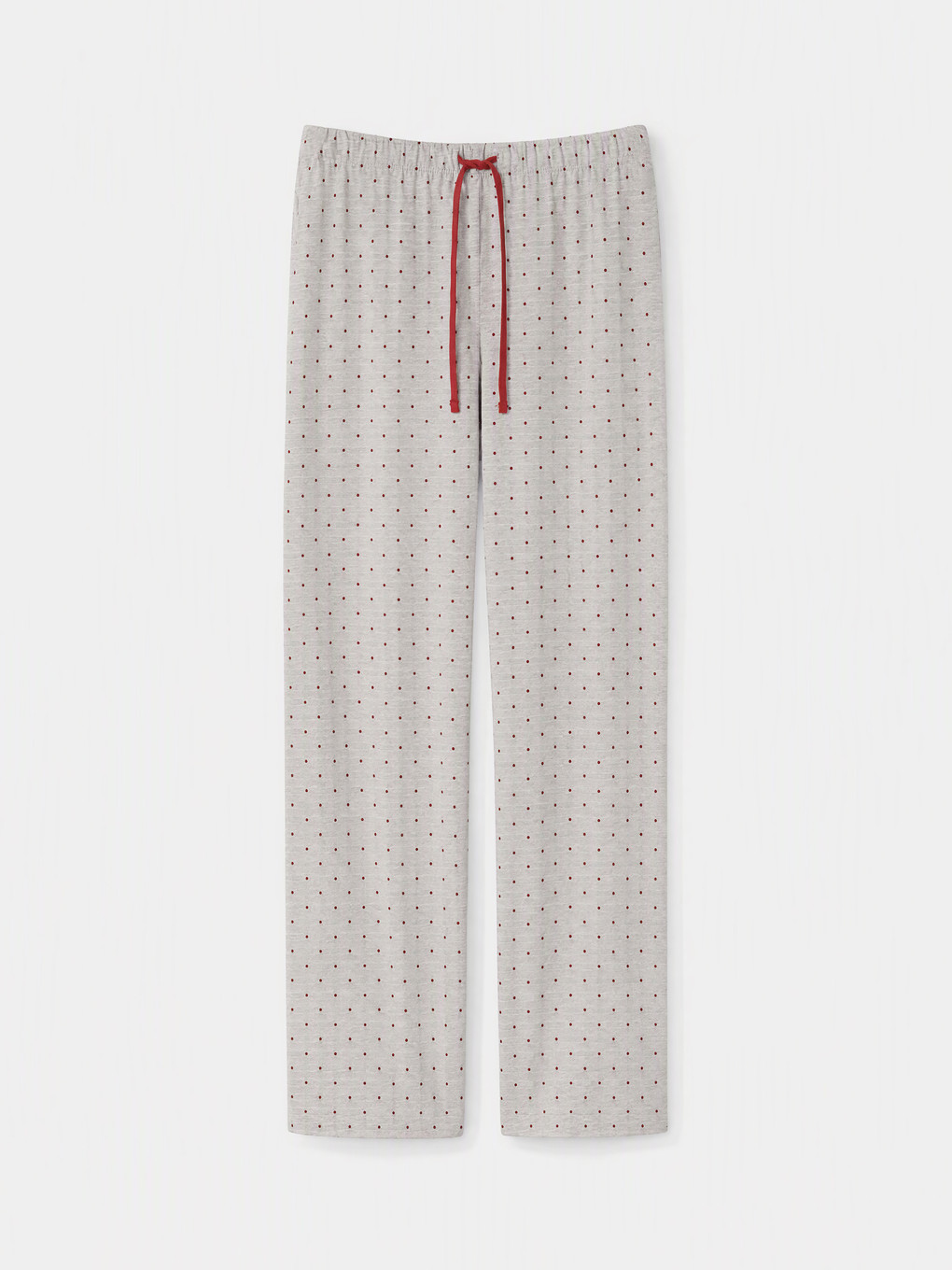 Gri Puantiyeli Kadın Pijama Takım-3