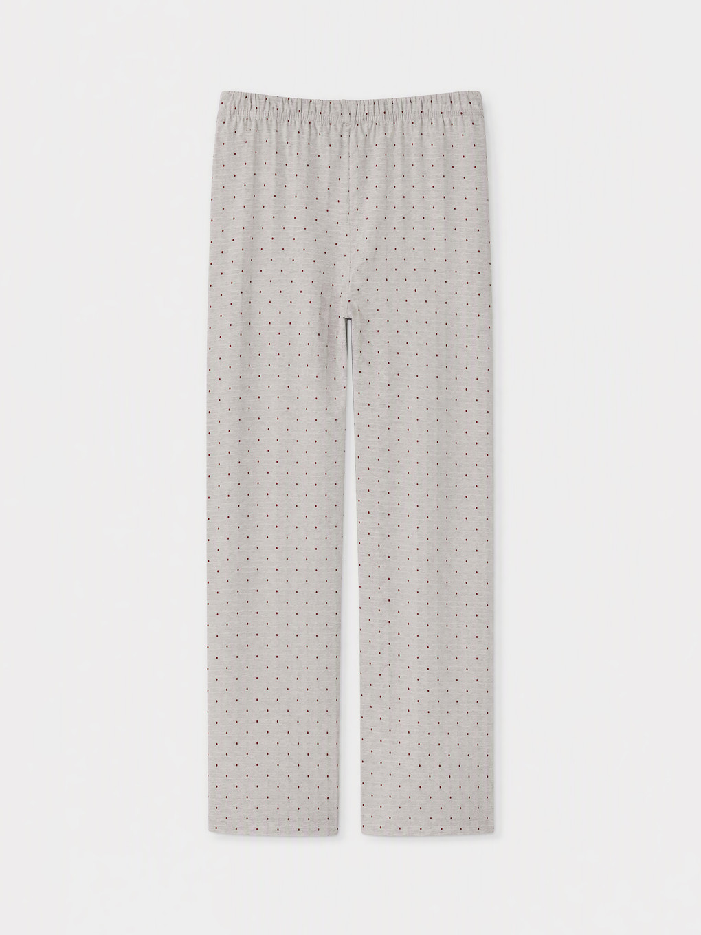 Gri Puantiyeli Kadın Pijama Takım-4