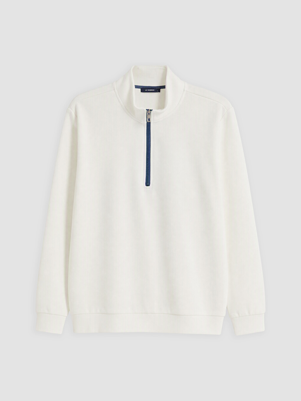 Sweatshirt Me Jakë Të Ngritur Për Burra-2