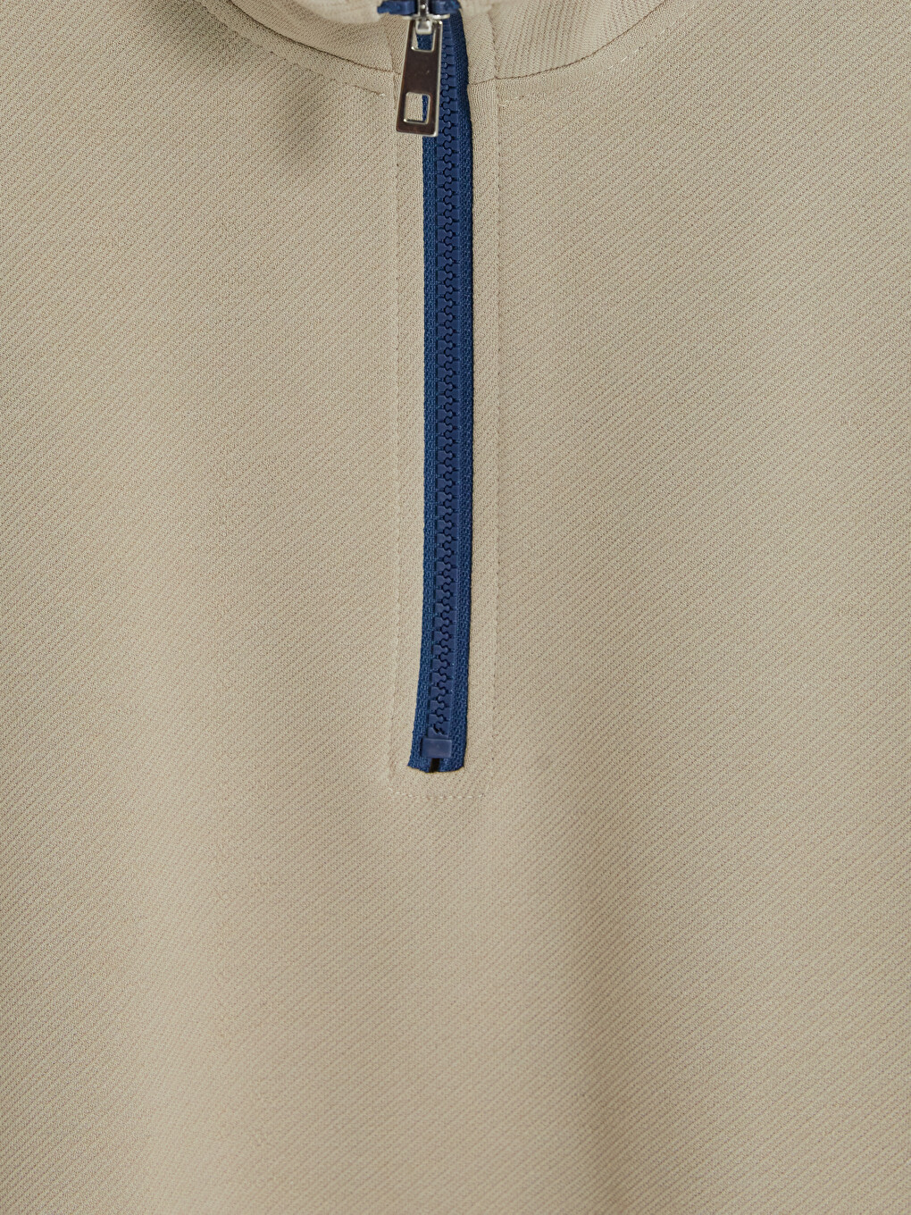 Bluza Sportive Gjysmë-zip Me Jakë Të Ngritur Për Burra-4