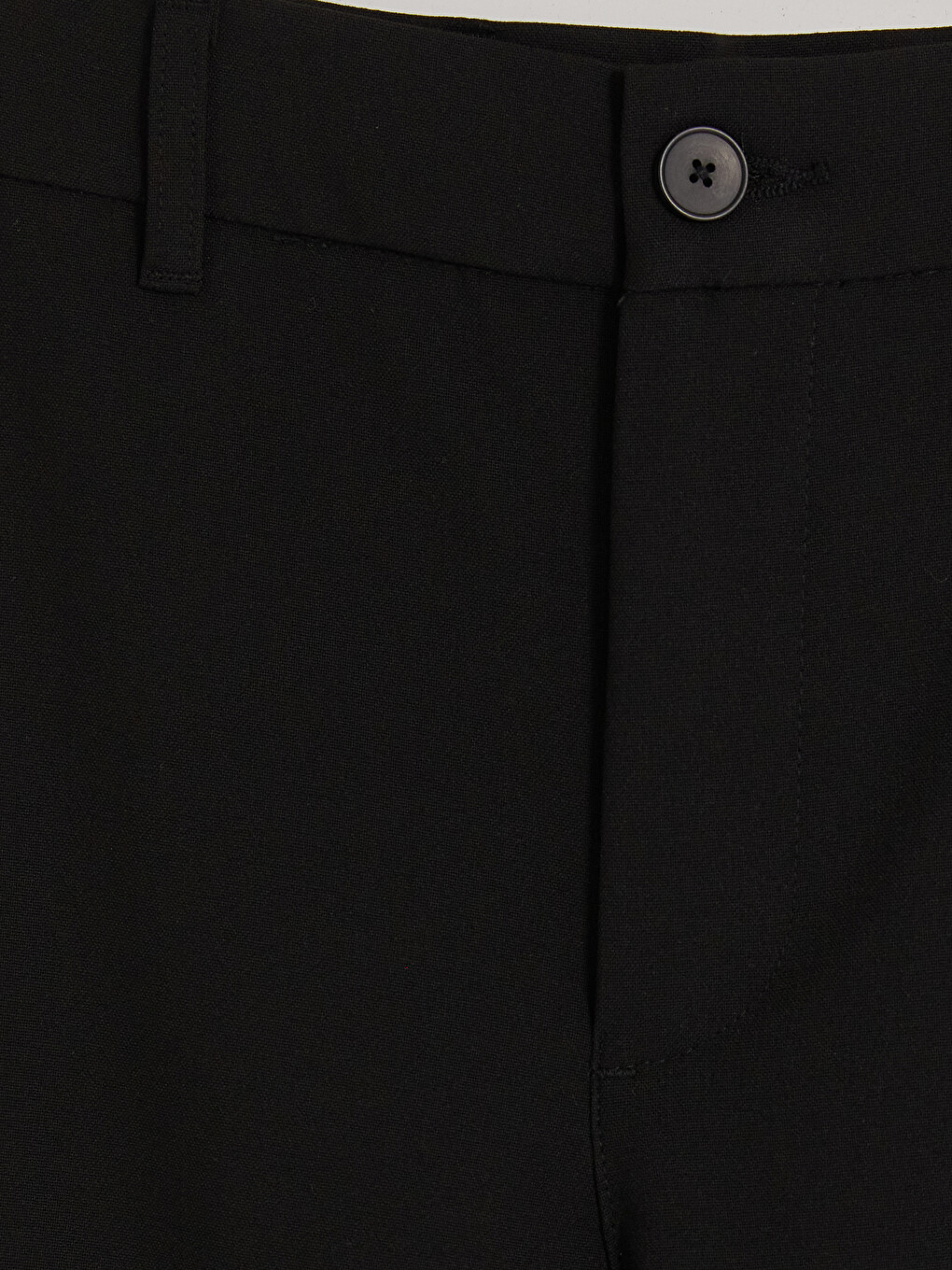 Siyah Regular Fit Armürlü Erkek Pantolon-1