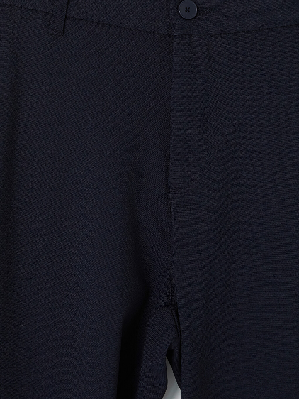 Lacivert Regular Fit Armürlü Erkek Pantolon-1