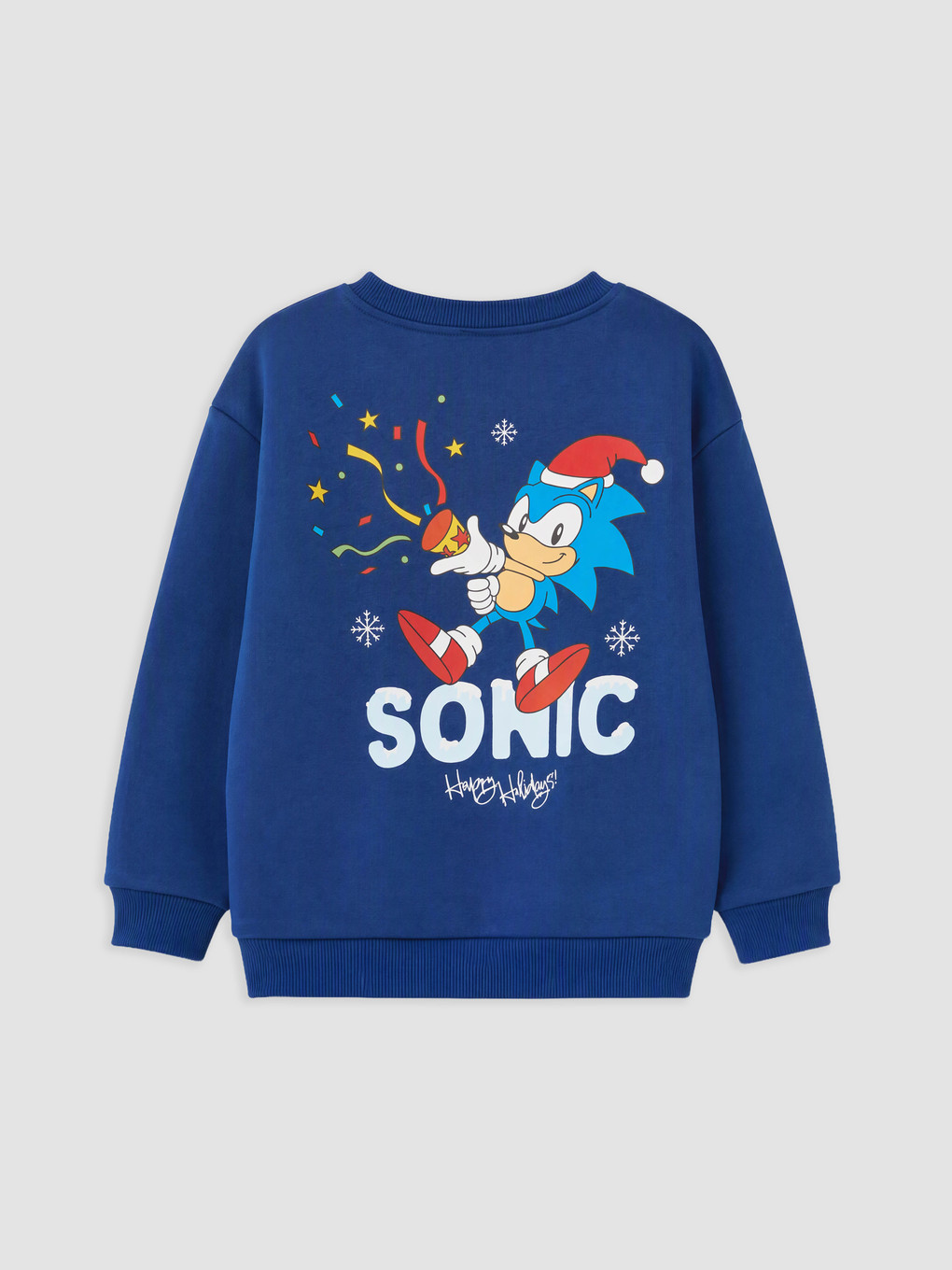 Sonic Printed Boys' Thick Tracksuit Set-2