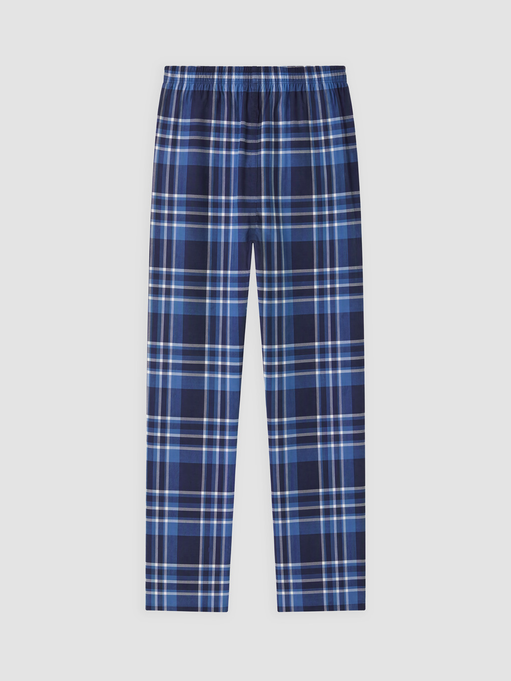 Lacivert Ekose Erkek Pijama Alt-1