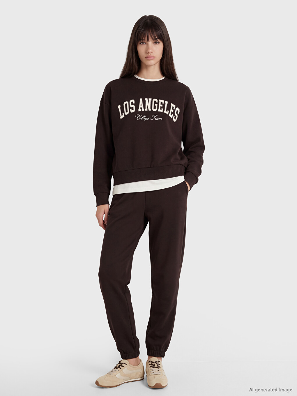 Oversize Soft Touch Women's Sweatshirt-1