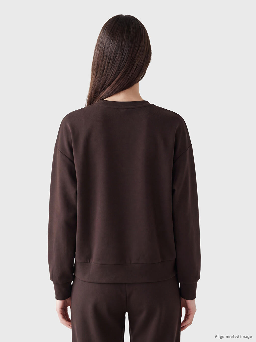 Oversize Soft Touch Women's Sweatshirt-3