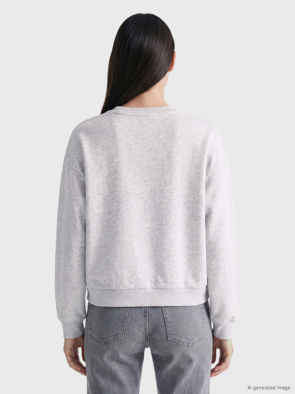Harvard Printed Oversize Women's Thick Sweatshirt-3