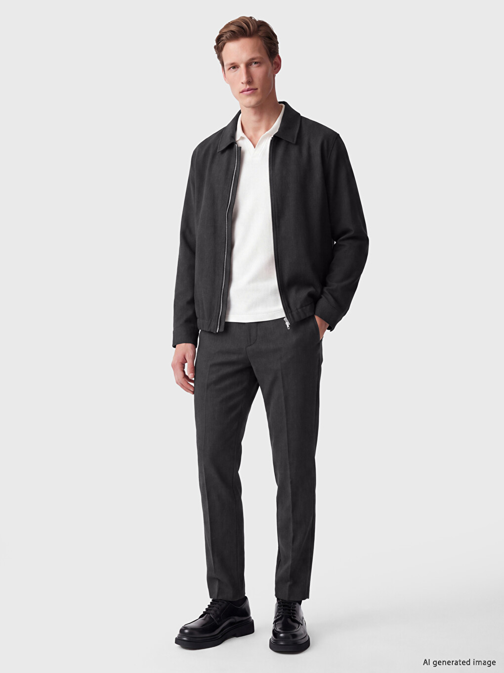 Regular Fit Men's Jacket-1