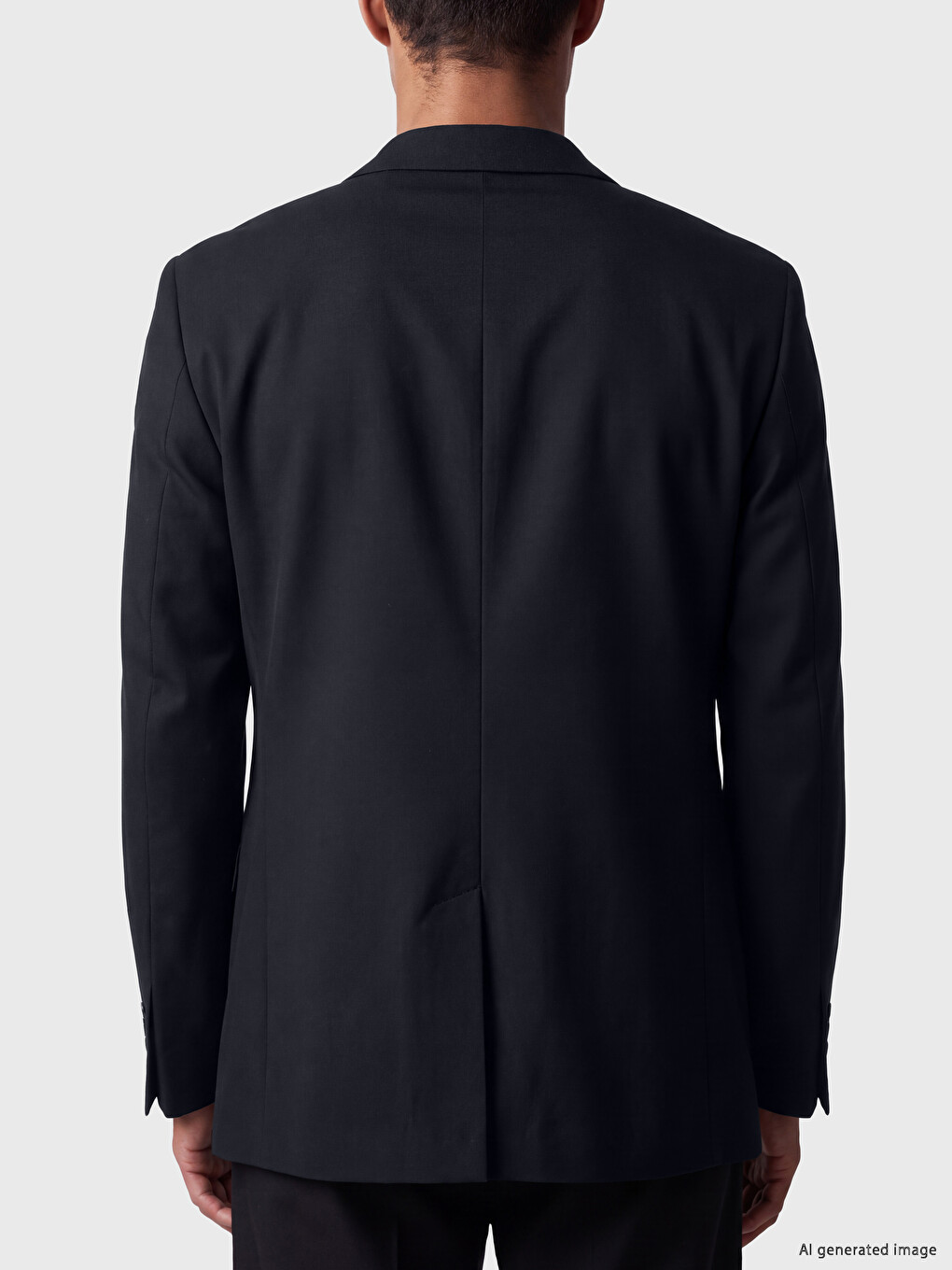 Siyah Regular Fit Erkek Blazer Ceket-3
