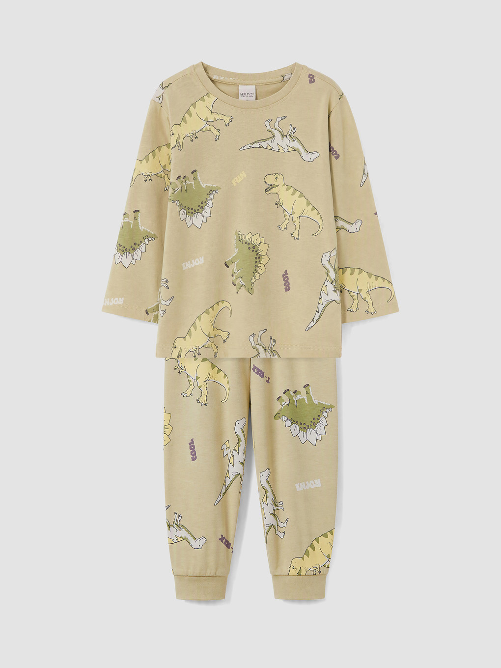 Crew Neck Boys' Pyjamas Set