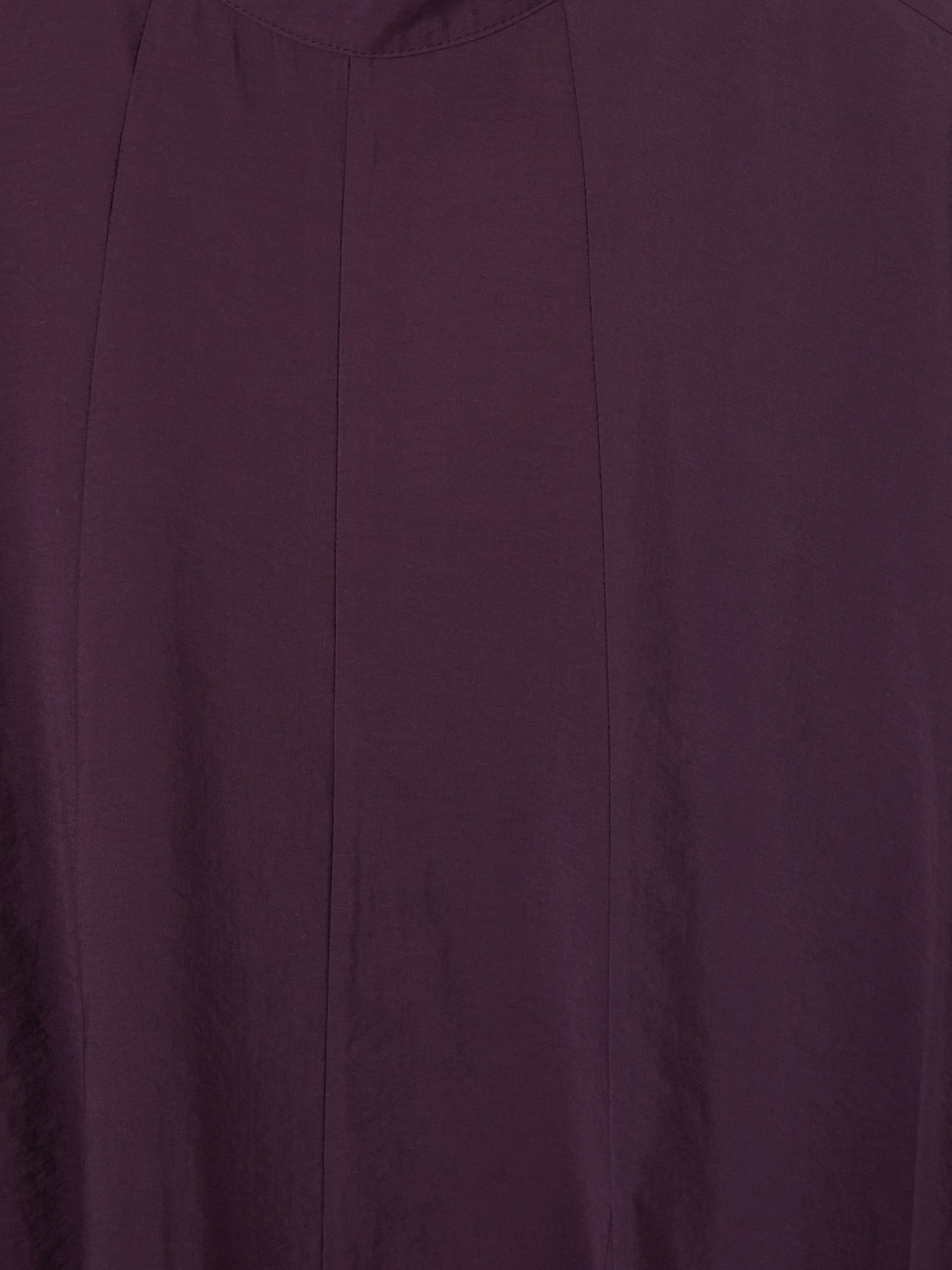 Mock Neck Sashed Modal Blended Dress-2