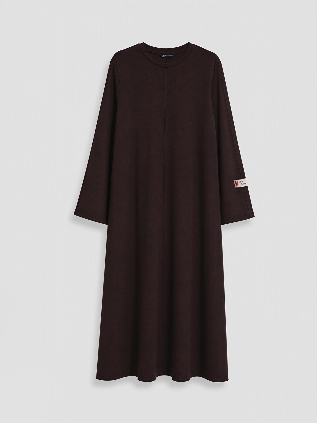 Crew Neck A Line Dress-4
