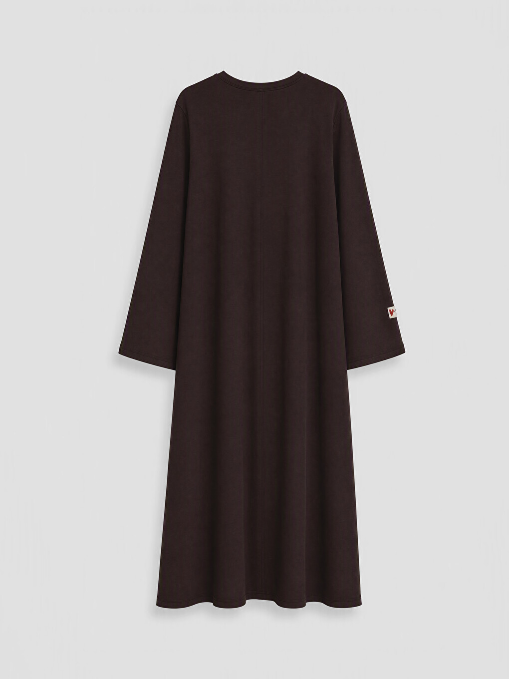 Crew Neck A Line Dress-5