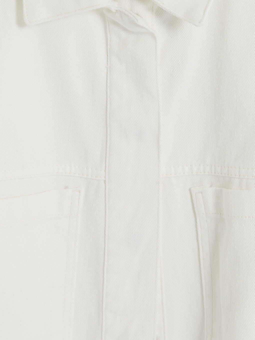 Shirt Collar Women's Jean Jacket-2
