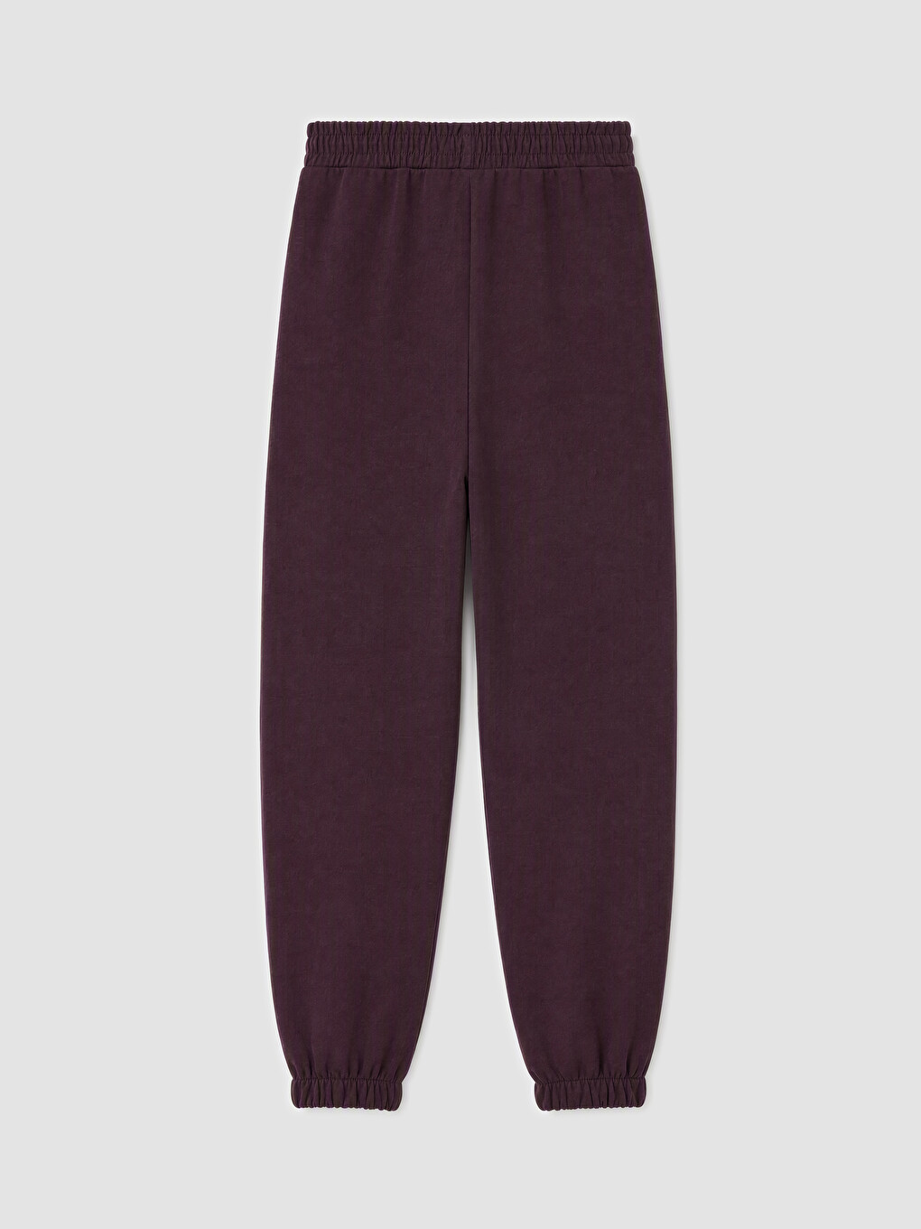 Woman Bordeaux Jogger Sweatpants-1