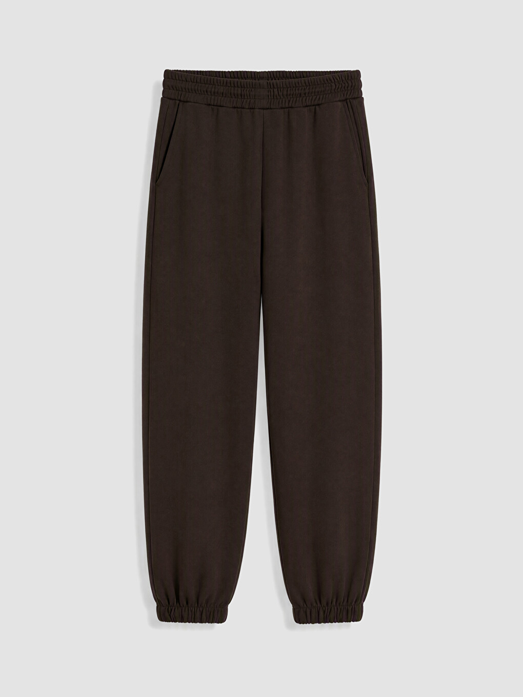 Woman Brown Jogger Sweatpants
