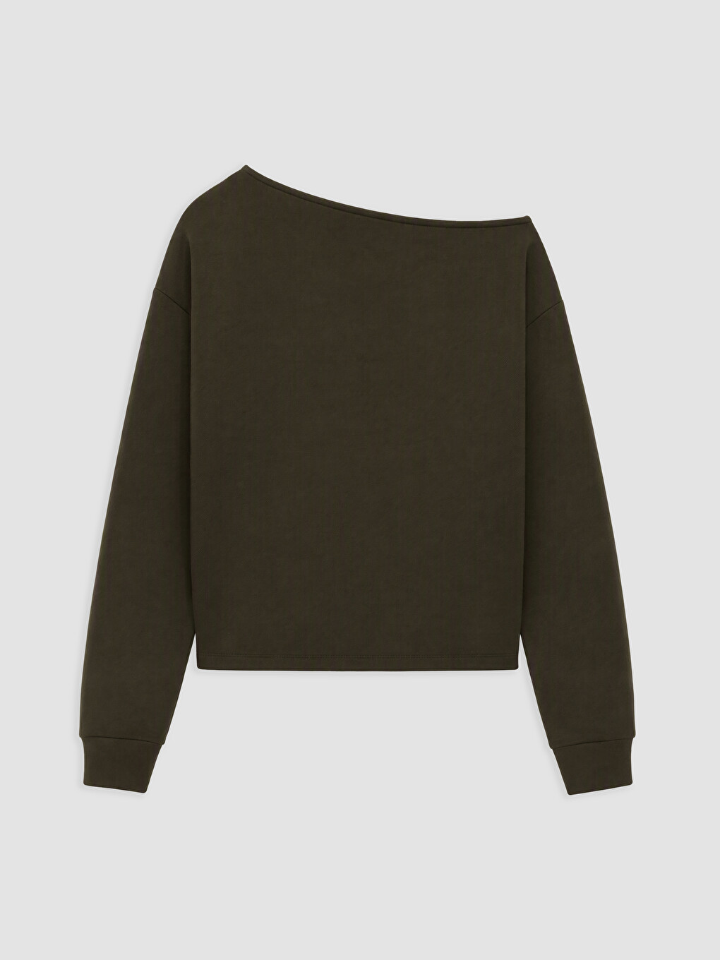 Slash Neck Soft Touch Women's Sweatshirt-1