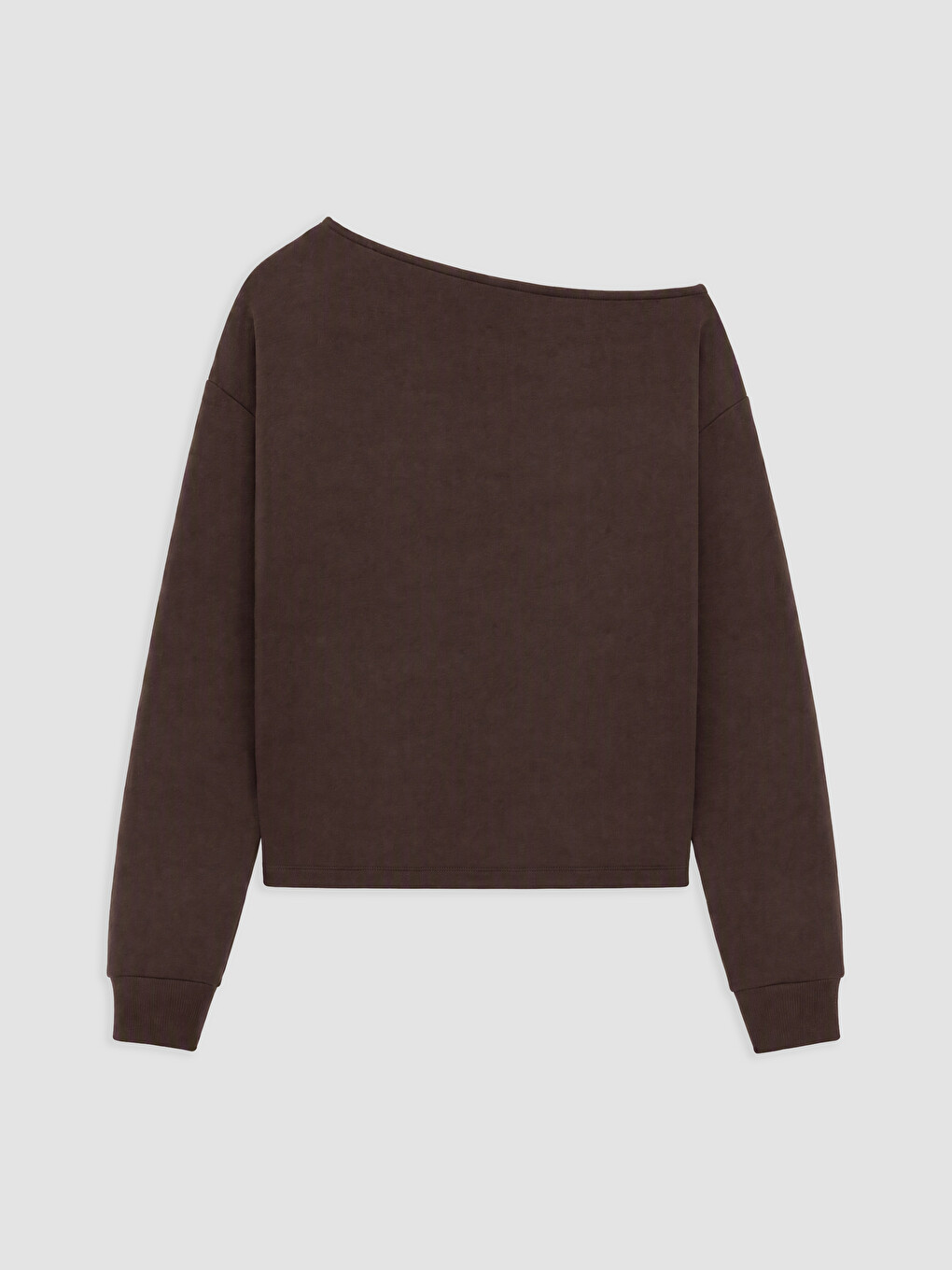 Slash Neck Soft Touch Women's Sweatshirt-1