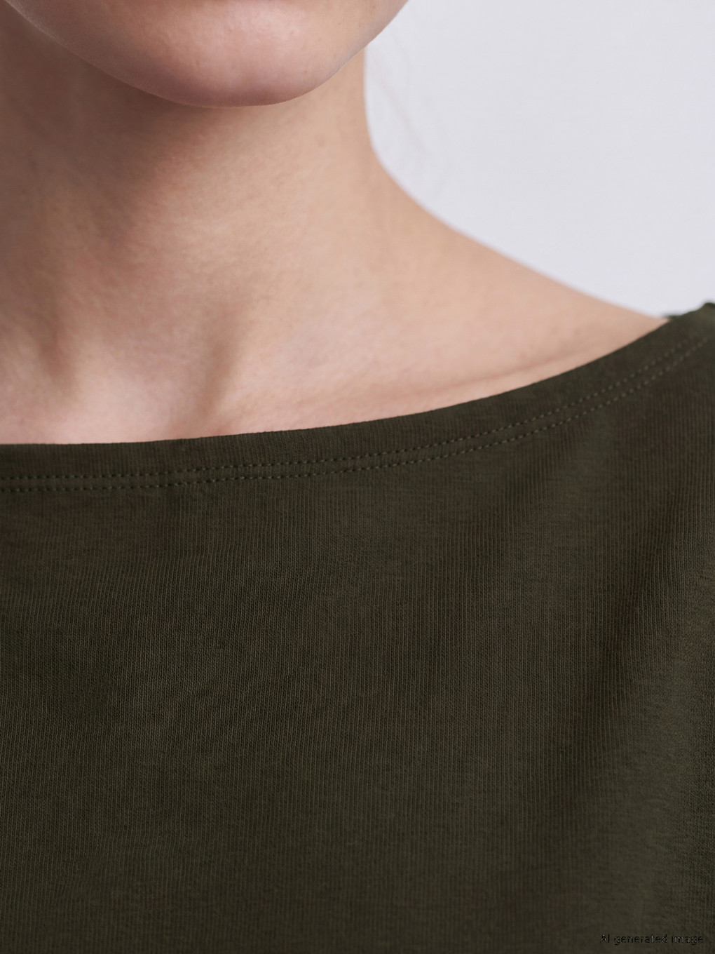 Slash Neck Soft Touch Women's Sweatshirt-6
