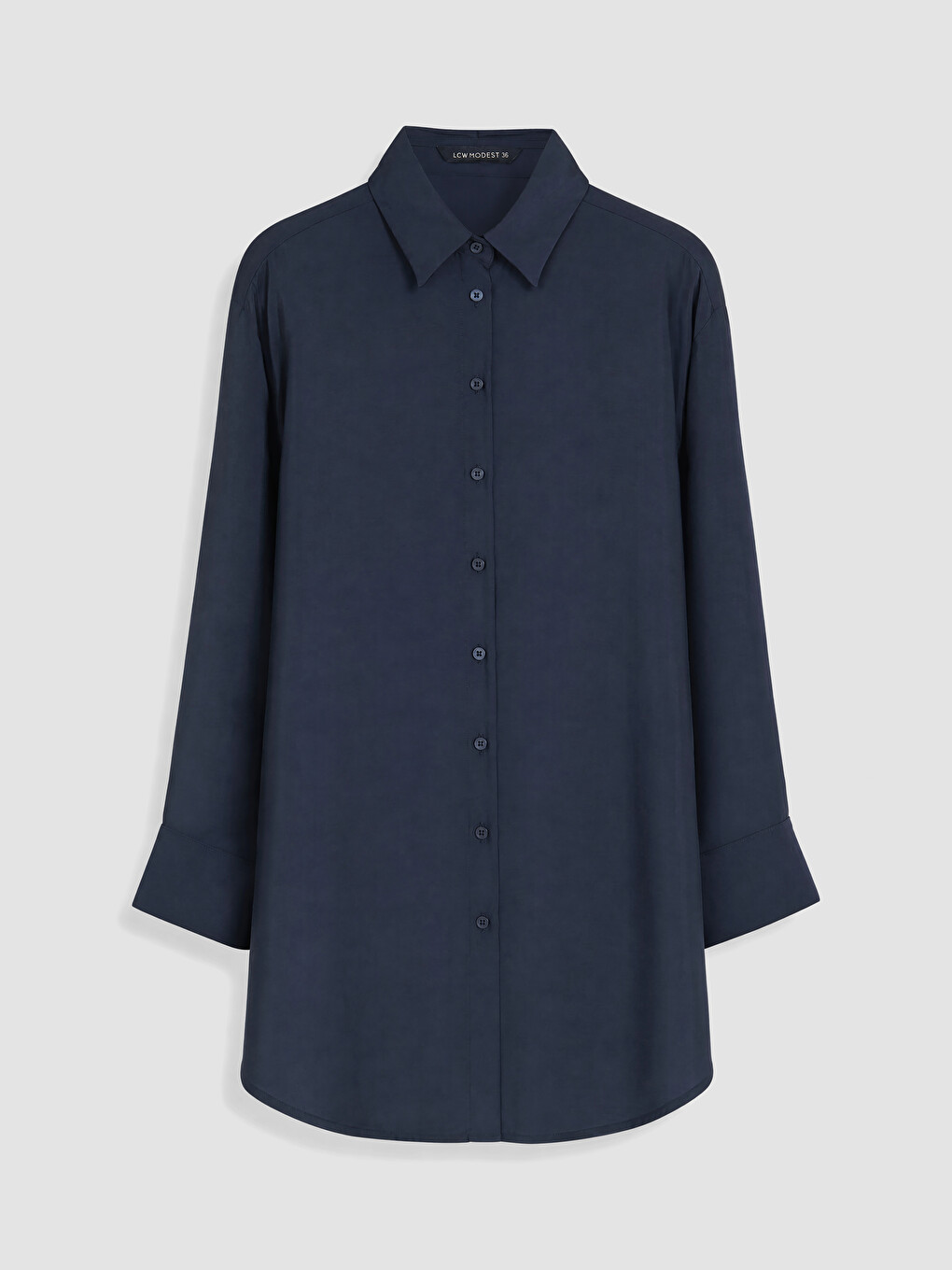 Modal Blended Oversize Women's Shirt Tunic