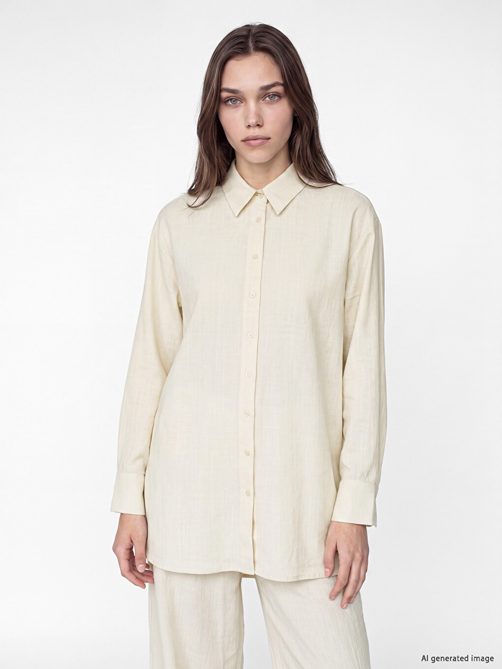 100% Cotton Women's Shirt Tunic-1
