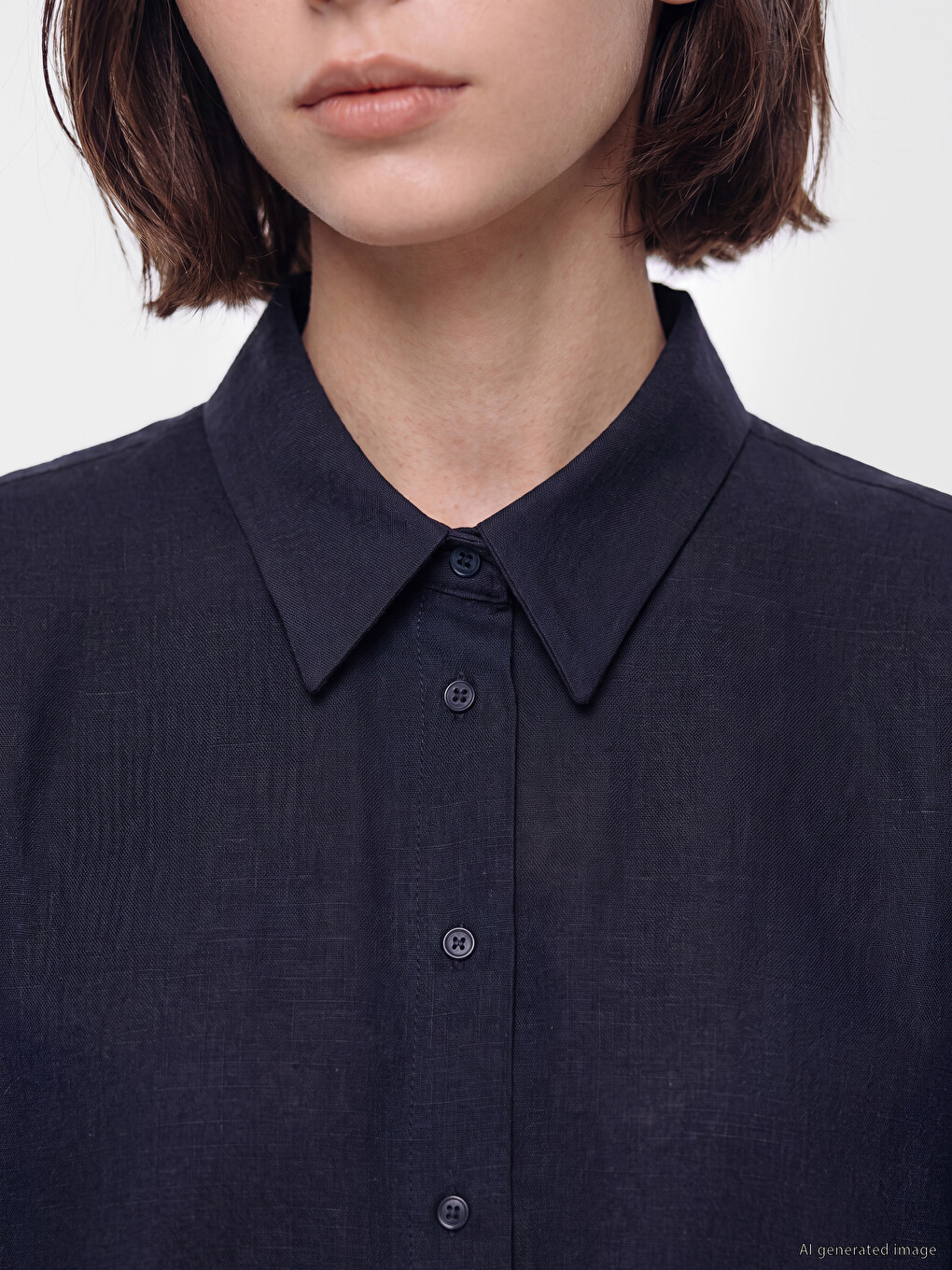100% Cotton Women's Shirt Tunic-2
