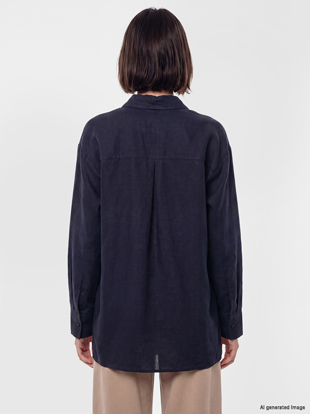 100% Cotton Women's Shirt Tunic-3