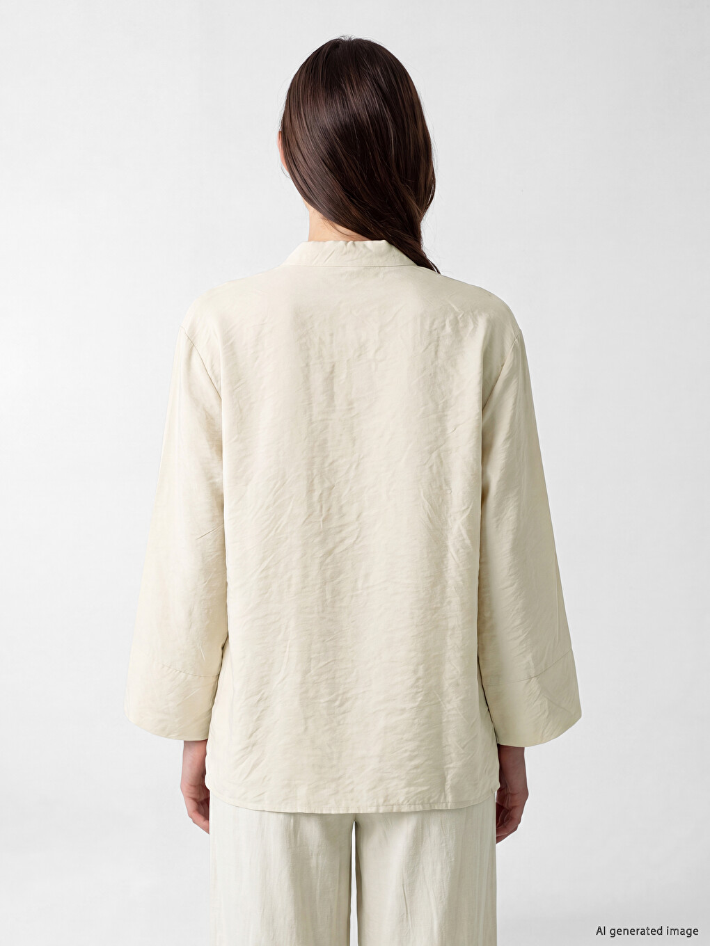 Modal Blended Women's Shirt Tunic-3