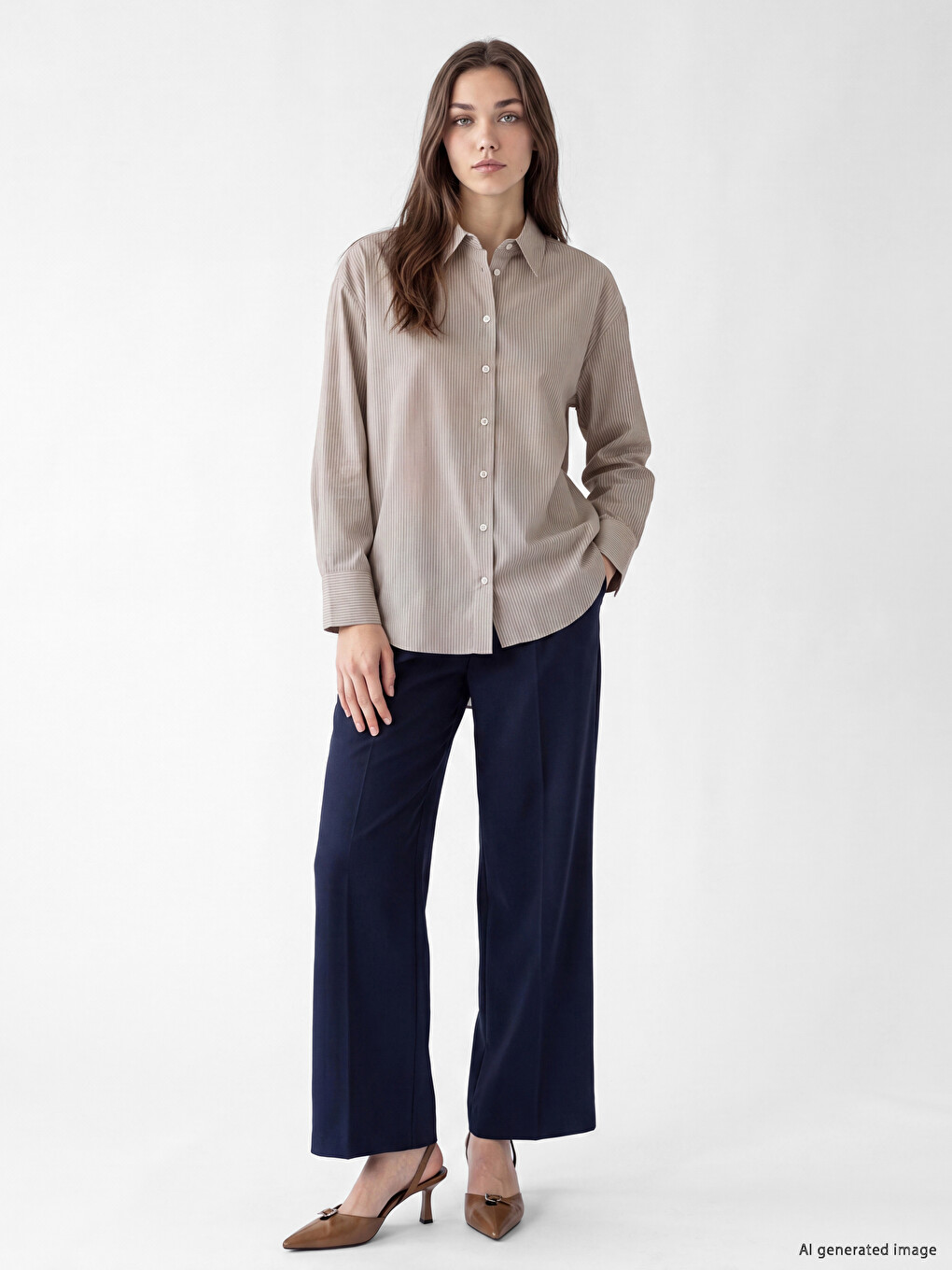 Striped Women's Shirt-1