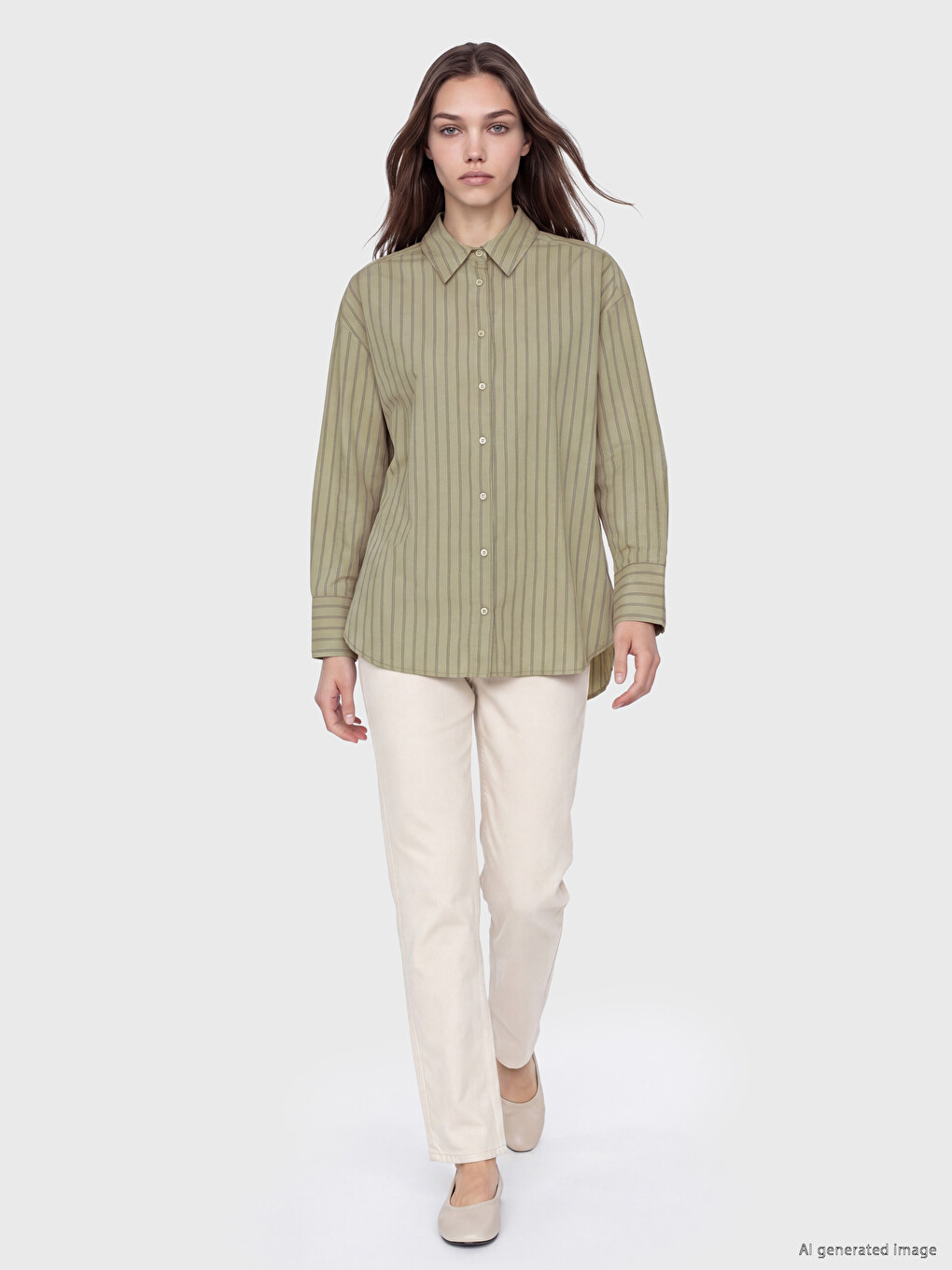 Striped Women's Shirt-1