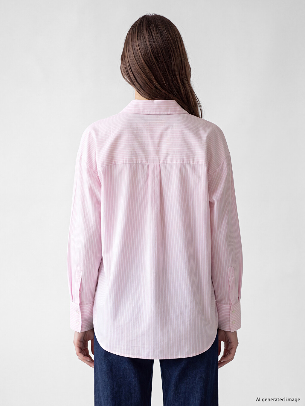 Striped Oxford Women's Shirt-3