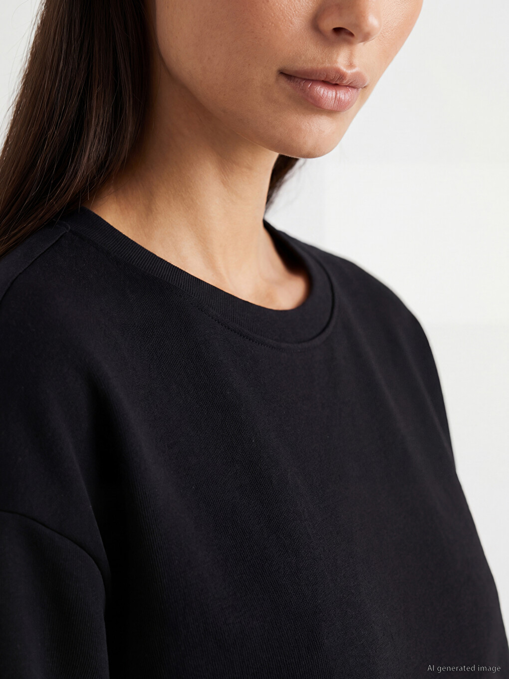 Oversize Soft Touch Women's Sweatshirt-2