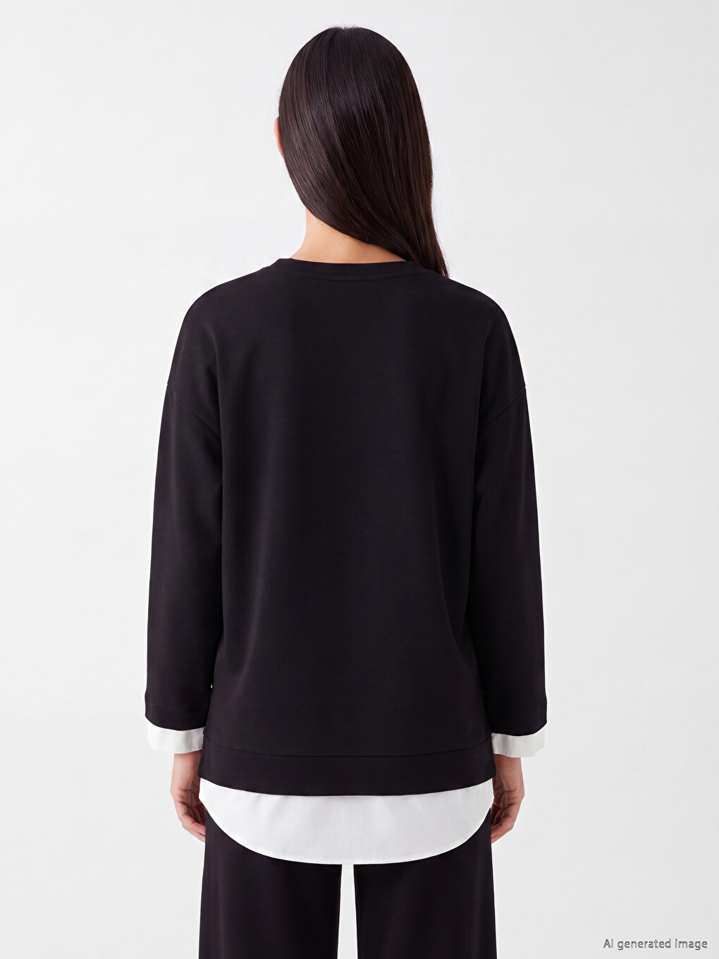 Oversize Soft Touch Women's Sweatshirt-3
