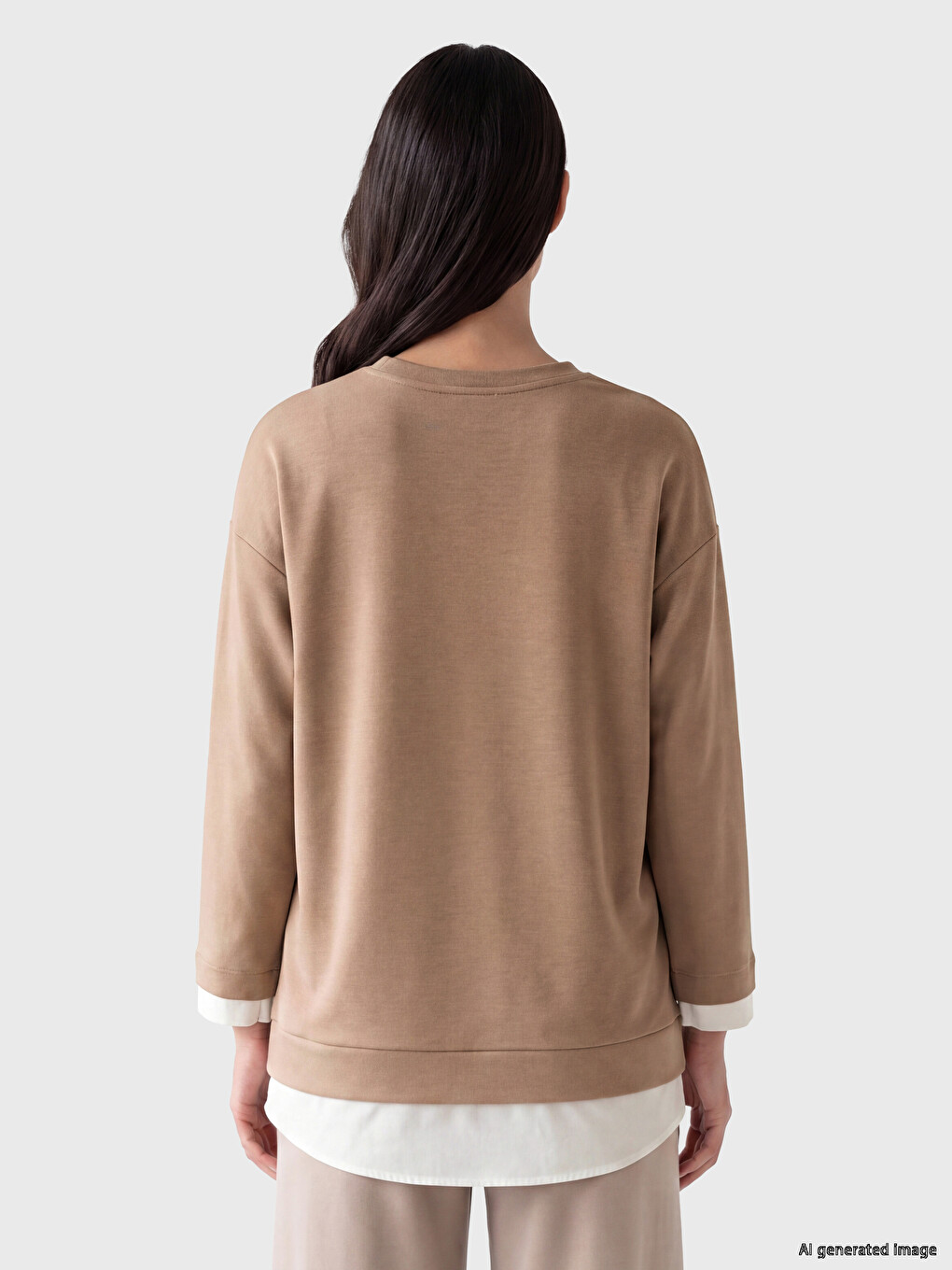 Oversize Soft Touch Women's Sweatshirt-3