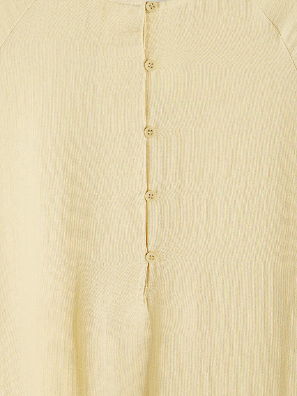 Crew Neck Muslin Dress-5